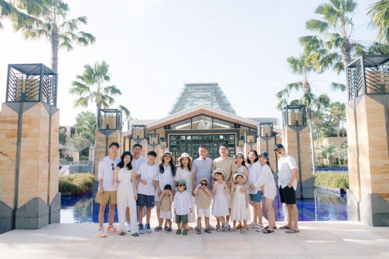 MAUREEN’S FAMILY AT MULIA HOTEL NUSA DUA BALI