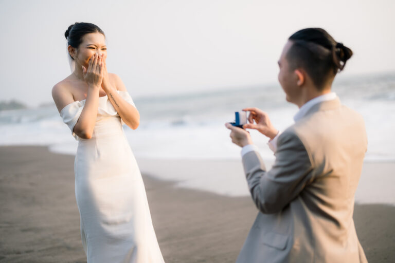 Proposal photography session in bali of Hermawan & Fanny